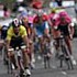 Frank Schleck beim Endspurt der 2. Etappe der Baskenland-rundfahrt 2006